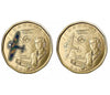 Canada 2023 Elsie MacGill  BU UNC Colorized & None colored  Loonie Set*