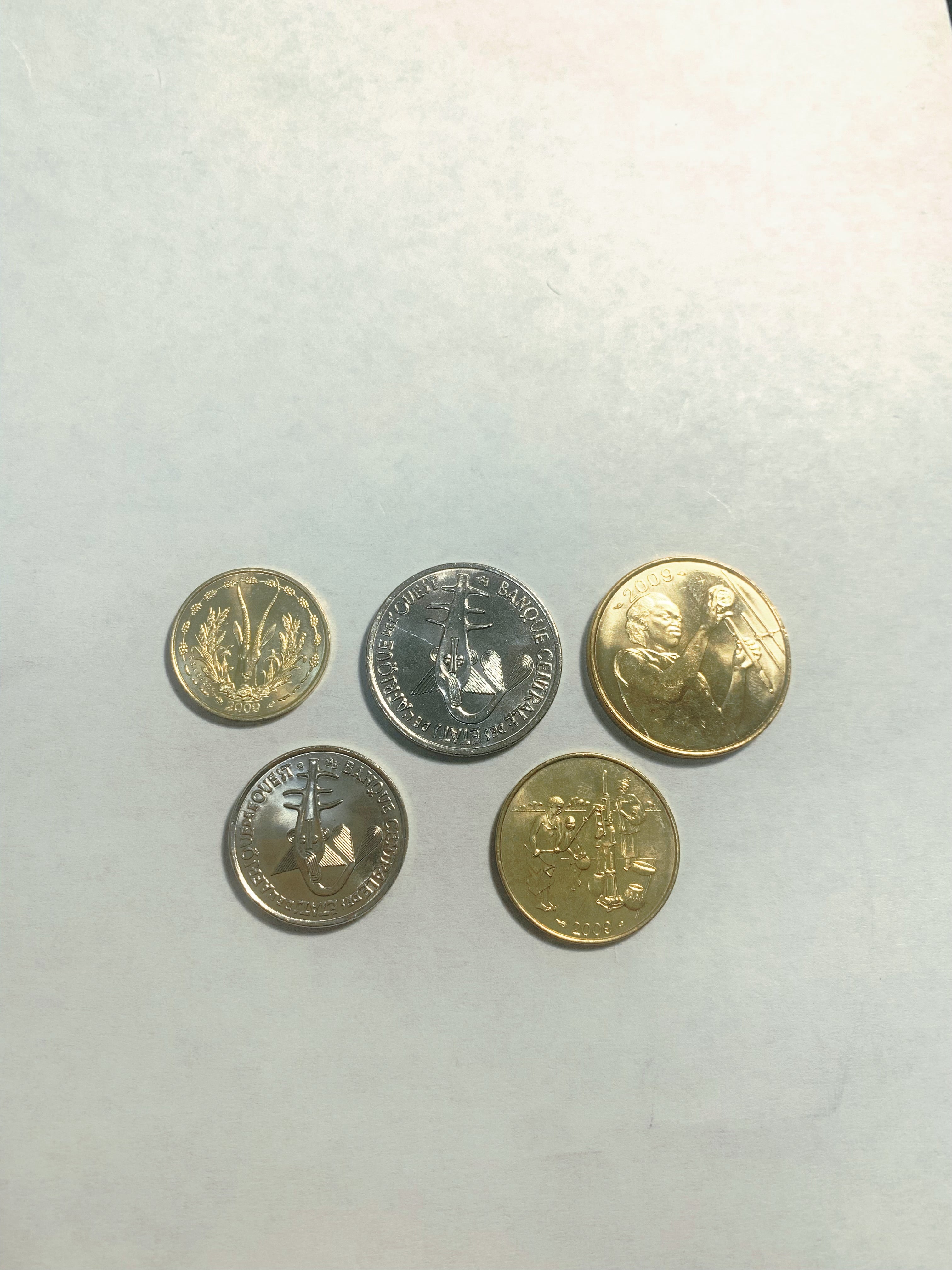 West Africa  5 coins Set complete set UNC Rare