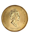 2012 Kanadische Olympia-Lucky-Loonie-Dollar-Münze BU