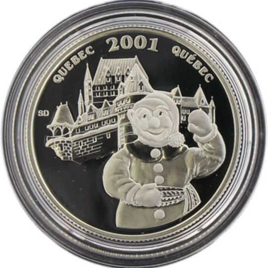 2001 Canada Silver 50 Cents Quebec - Canadian Festivals .277oz