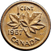 1957 Canada One Cent  VF