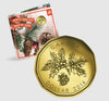 2016 Canada Base 5 Coins Metal Set Peace and Joy incl. $1 Holly Leaves and Pine Cone