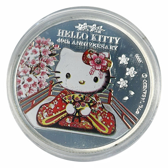 Lucky Craft Colored Coin Cute Cat Anniversary in Capsule