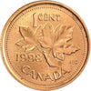 1998 Canada One Cent Copper Penny   BU