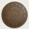1887 Queen Victoria large one cent high grade VG