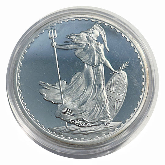 Lucky Craft Coin Britannia Standing Commemorative Medal in Capsule