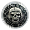 Lucky  Colored Coin United States Air Force Skeleton in Protective Plastic Capsule