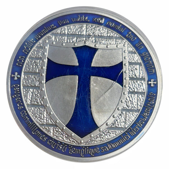 Lucky Craft Coin Knights Templar Cross Shield  in Capsule #0504