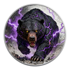 Thunder Bear 1 oz. Pure Copper Colourized Bullion Round!!