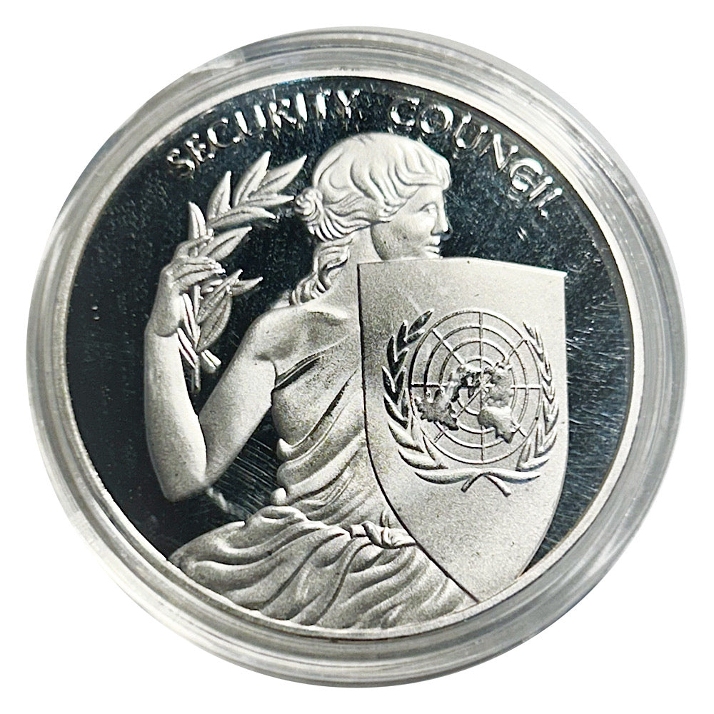 Lucky Coin Peace Goddess in Protective Plastic Capsule