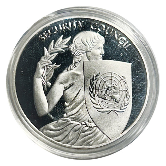 Lucky Coin Peace Goddess in Protective Plastic Capsule