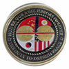 Lucky Craft Colored Coin Korean War Veteran Commemorative  in Capsule