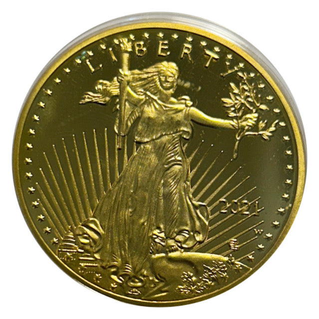Lucky Craft Coin 2024 American Eagle Liberty in Capsule