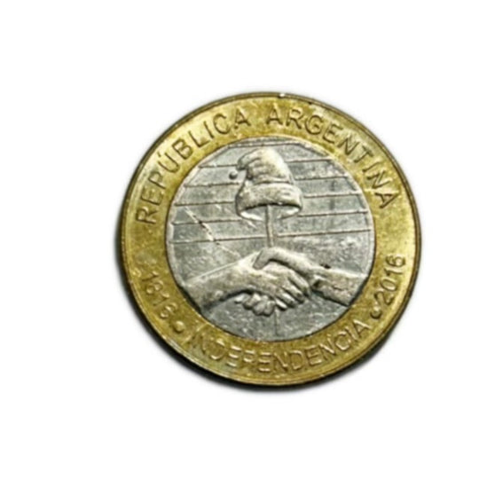 2016 Argentina  2 pesos Declaration of Independence Coin UNC