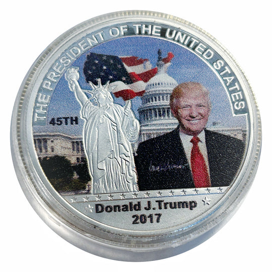 Lucky Craft Coin Donald Trump 2017  Medal in Capsule