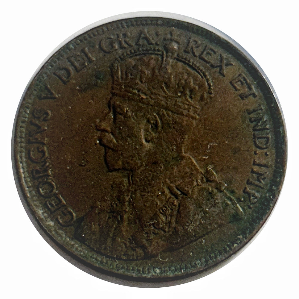 Kanada 1 Cent 1911 George V Canadian Penny Kupfermünze VF