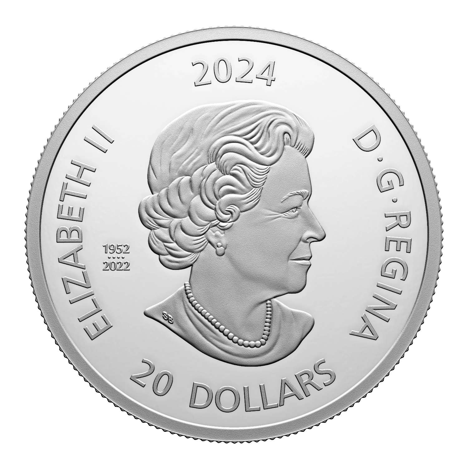 2024 Canada Silver $20 Grizzly Bear - Wildlife Reflections PF 1.009oz