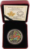 2014 Canada $20 Craigdarroch Castle Stained Glass .9999 Silver Proof Coin