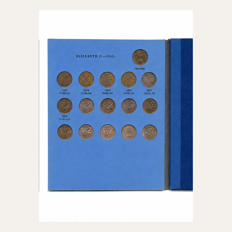 Canada Small Cent Partial Set 1920-1966 Whitman 1922 1923 1925 1949 A