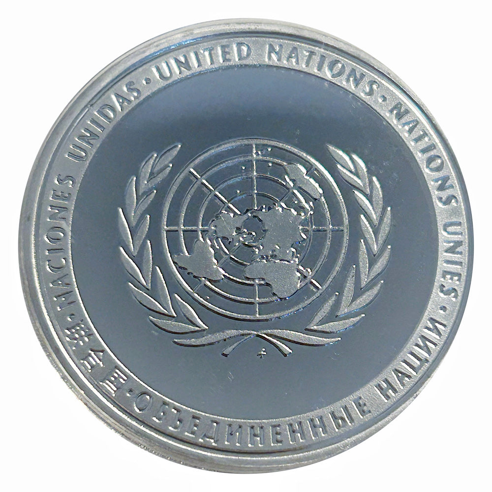 Lucky Craft Coin Peacekeeping Flowers Medal in Capsule