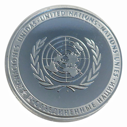 Lucky Craft Coin Peacekeeping Flowers Medal in Capsule