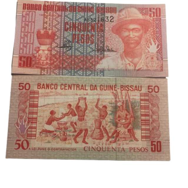 1990Guinea-Bissau 100 Pesos P -11, UNZ