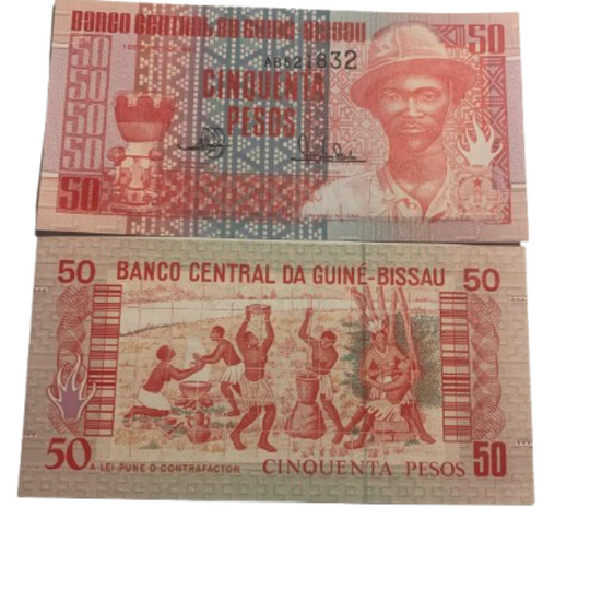 1990Guinea-Bissau 100 Pesos P -11, UNZ