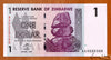 Zimbabwe One Dollar UNC