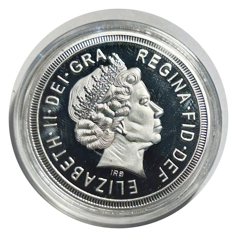 Lucky Coin Britain Britannia Goddess in Protective Plastic Capsule