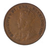 Canada 1925 1 Cent Small Penny Coin - Rare Date Clé Petit Cent - Roi George VI Faible Monnaie Haute Qualité
