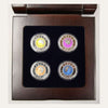 2011 Canada Full Moons Algonquin Silver Niobium 4-Coin Set RCM