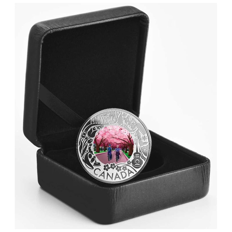 2019 Canada $3 Cherry Blossom – Fun and Festivities Silver Coin
