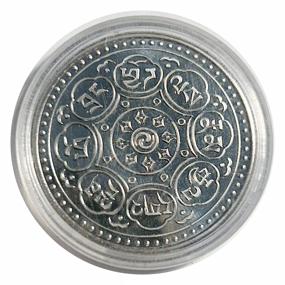 Lucky Craft Coin Mystic Symbols Zodiac Rune Style Medal in Capsule