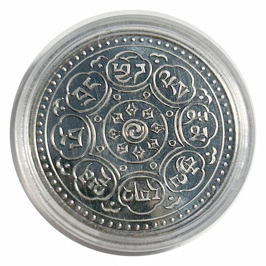 Lucky Craft Coin Mystic Symbols Zodiac Rune Style Medal in Capsule