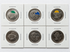 2011 Canada 25 Cent Legendary Nature Coin Set – 6 Pcs Colored & Non-Colored