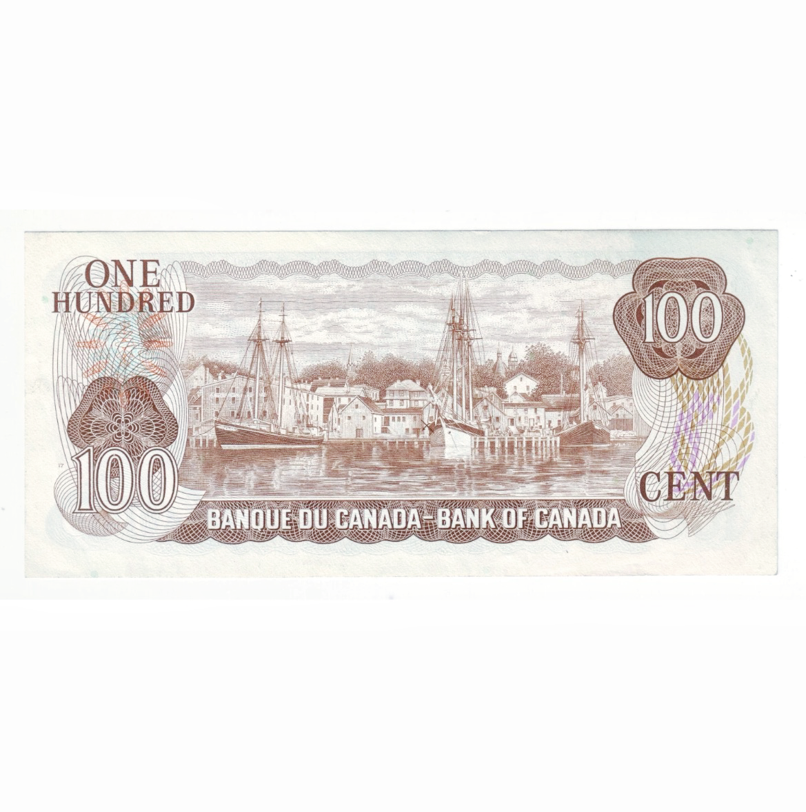 1975 Canada  $100 Multicoloured Note UNC