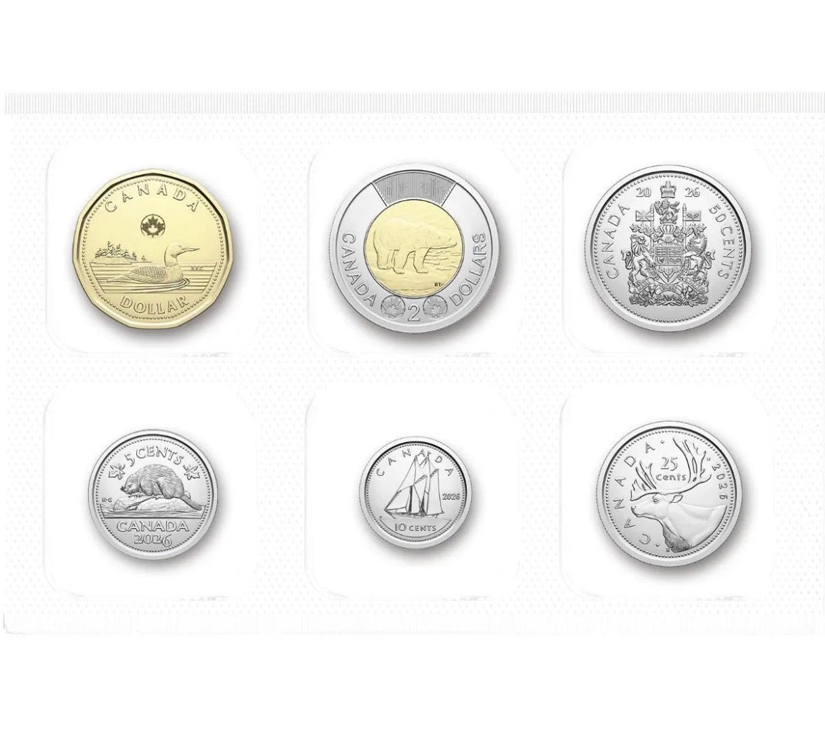2026 Uncirculated Set - 50th Anniversary of the Royal Canadian Mint - Winnipeg
