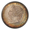 1872 H Canada Silver 50 cents Newfoundland (Victoria) Coin VG