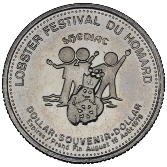 1979  Shediac  $1 Municipal Trade Token  UNC