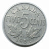 1932 Canadian Near 2 5-Cent Beaver Nickel Coin(Circulated) VG