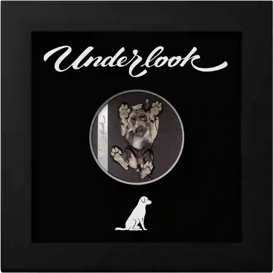 2025 Cook Islands $5 Underlook Under-Dog 1oz .9999 Silver Proof Coin 999 Mint