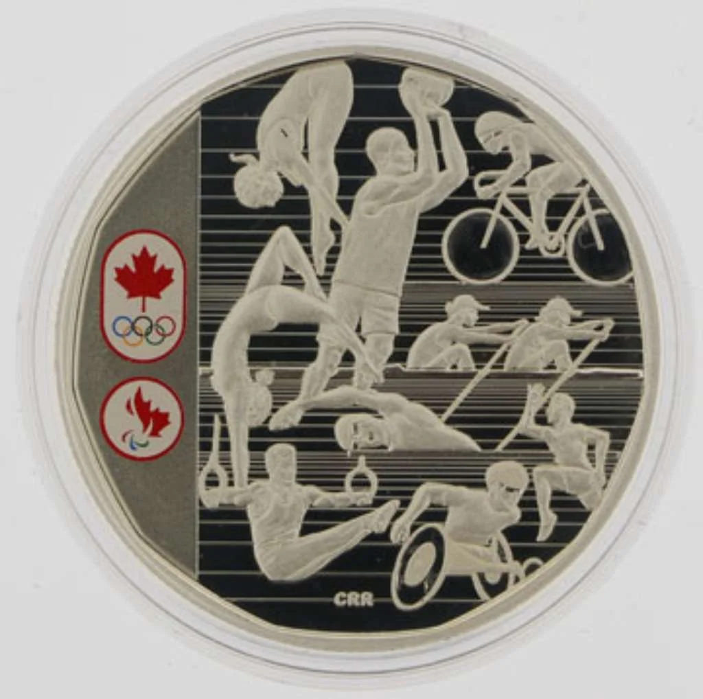 2016 Canada Silver  $1 Celebrating Canadian Athletes