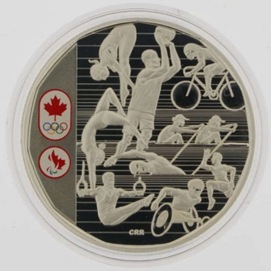 2016 Canada Silver  $1 Celebrating Canadian Athletes