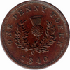 1840 Nova Scotia 1 Penny Trade Token