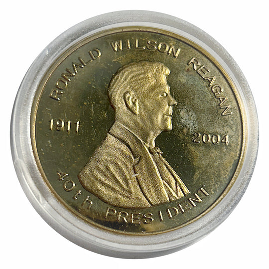 Lucky Craft Coin Ronald Wilson Reagan in Capsule