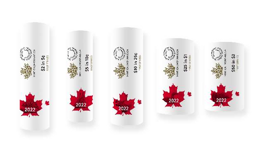 2022 Canada Base Metal Roll Special Wrap Collection First Strikes