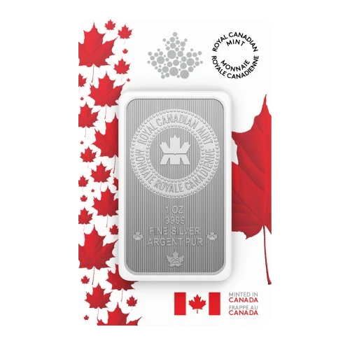 2026 1 oz Pure Silver Bar in Proudly Canadian Packaging - Premium Bullion