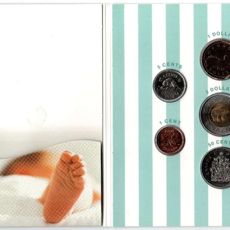 2008 Canada Baby Gift Set — Teddy Bear 25c
