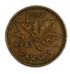 1943 1 Cent kanadischer Penny im Umlauf, sehr guter Zustand