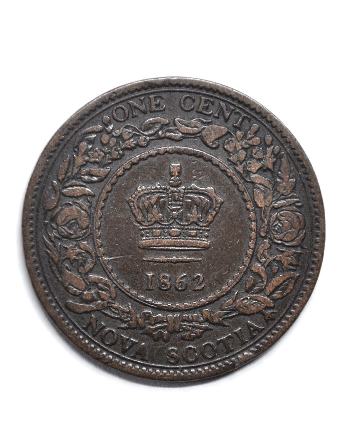 Canada Copper 1862 1 cent Nova Scotia VG